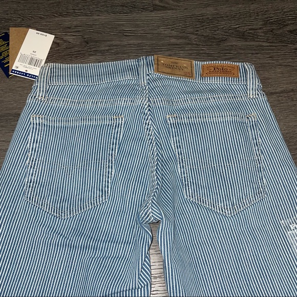 Ralph Lauren Tompkins Skinny Blue Plaid Jeans - Picture 9 of 10